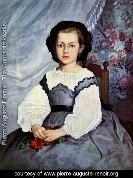 Pierre Auguste Renoir - Mademoiselle Romaine Lacaux