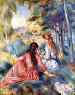 Pierre Auguste Renoir - Picking Flower (In the Field)