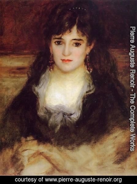 Pierre Auguste Renoir Portrait of a Woman (Nini Fish-Face) Painting  Reproduction