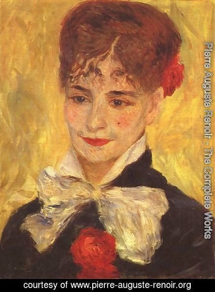 Pierre Auguste Renoir - Portrait of Mme Iscovesco