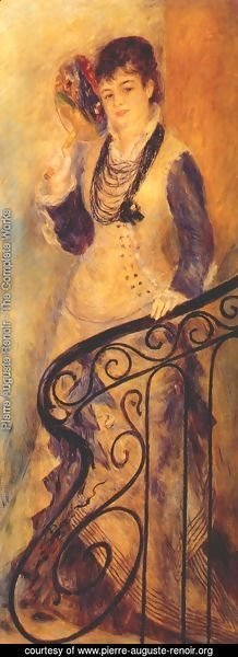 Pierre Auguste Renoir - Woman on a Staircase (Femme sur un escalier)