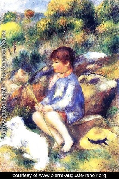 Pierre Auguste Renoir - Young Boy by the River