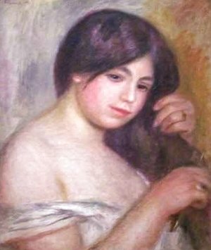 Pierre Auguste Renoir - Woman Combing Her Hair