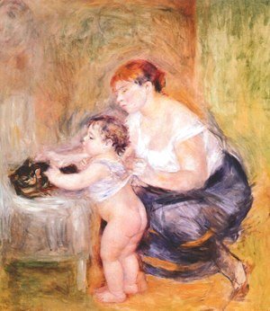 Pierre Auguste Renoir - Mother and Child 2