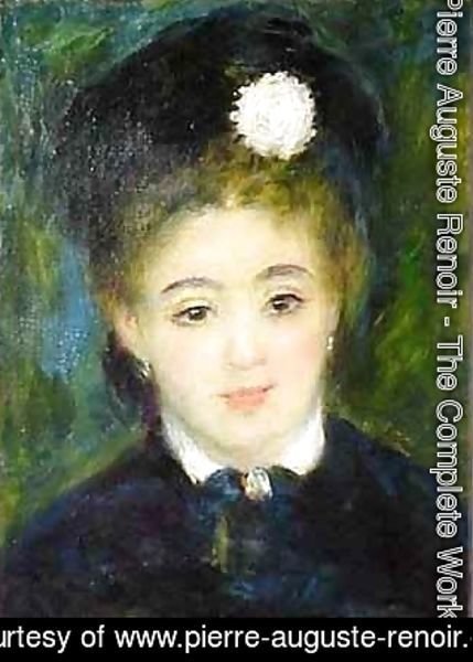 Portrait of a Young Woman in Black
