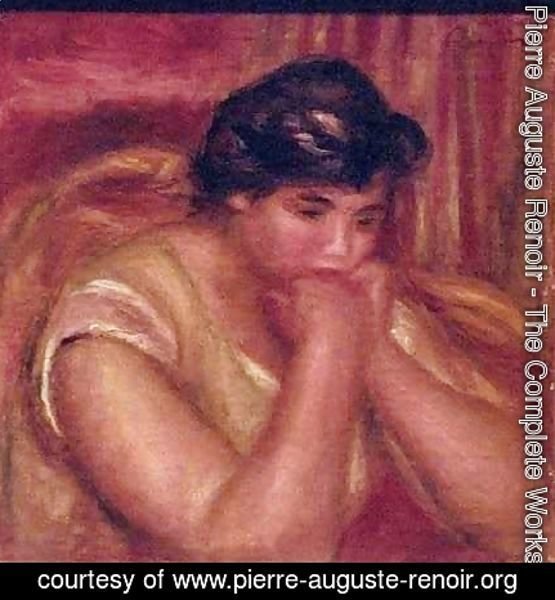 Pierre Auguste Renoir - Woman Leaning on Her Elbows
