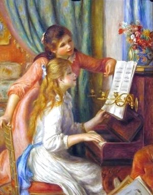 Pierre Auguste Renoir - Two Young Girls at the Piano