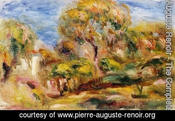 Pierre Auguste Renoir - Landscape 1917