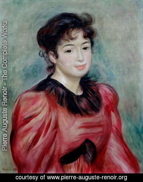 Pierre Auguste Renoir - Portrait of Mademoiselle Victorine de Bellio