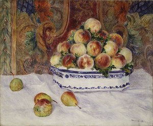 Still Life with Peaches 1881