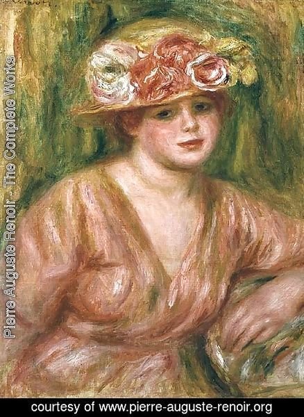 The Rose Hat or Portrait of Lady Hessling