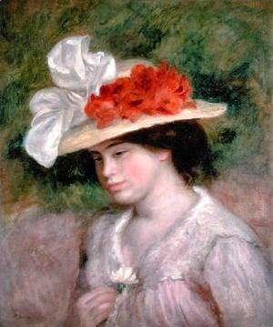 Pierre Auguste Renoir - Woman with a Flowery Hat 1899