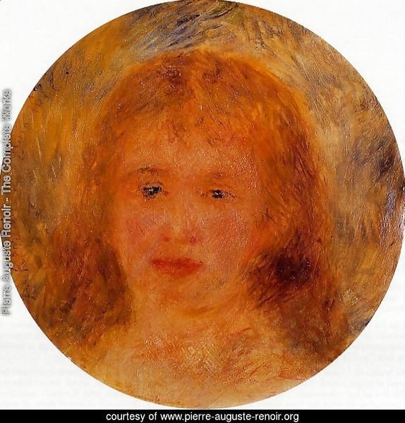 Womans Head (aka Jeanne Samary) 1877