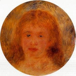 Pierre Auguste Renoir - Womans Head (aka Jeanne Samary) 1877