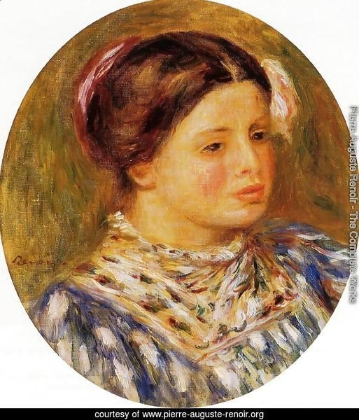 Young Girl in Blue 1912