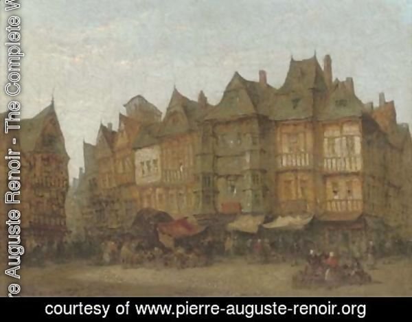 Pierre Auguste Renoir - A continental town view