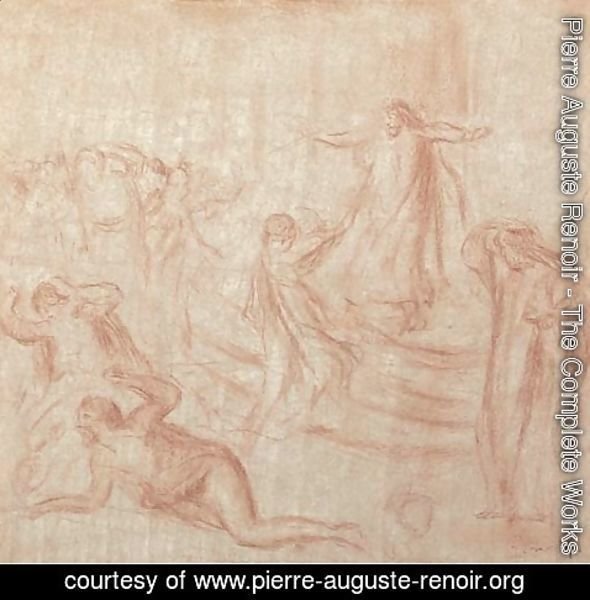 Pierre Auguste Renoir - Esquisse pour Oedipe Roi