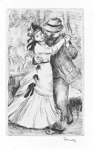 Pierre Auguste Renoir - La Danse A La Campagne 2e Planche