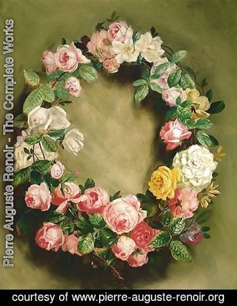 Pierre Auguste Renoir - Couronne De Roses