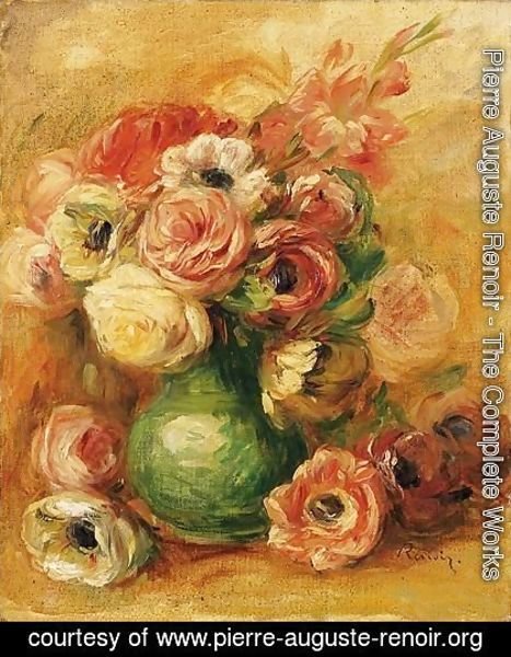 Pierre Auguste Renoir - Nature Morte Aux Roses
