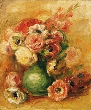 Pierre Auguste Renoir - Nature Morte Aux Roses