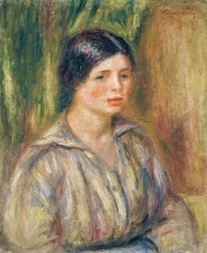 Pierre Auguste Renoir - Buste De Jeune Fille