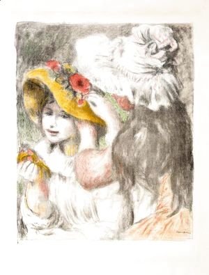 Pierre Auguste Renoir - Le Chapeau Epingle 2eme Planche