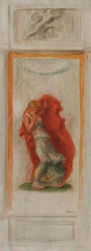 Pierre Auguste Renoir - Un De Deux Panneaux Pour L'Oedipe Jocasta