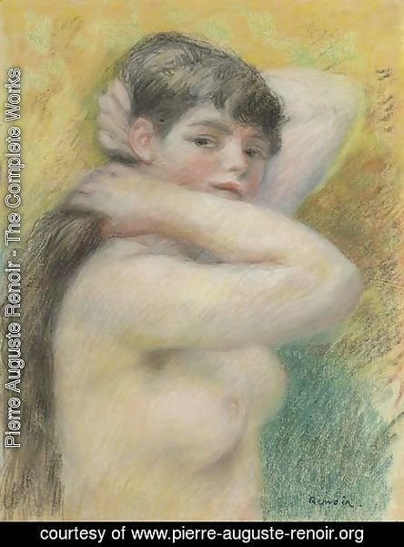 Pierre Auguste Renoir - Femme Nue Se Coiffant