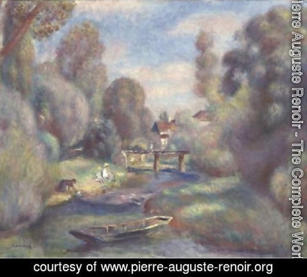 Pierre Auguste Renoir - La Passerelle A Essoyes