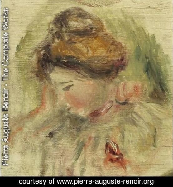 Pierre Auguste Renoir - Tete De Femme 3