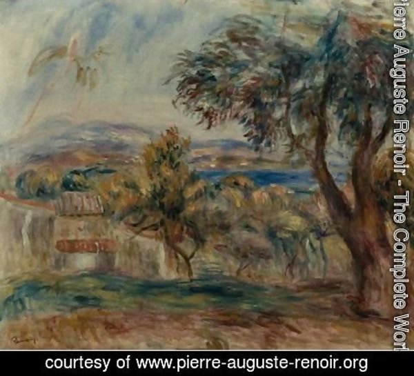 Pierre Auguste Renoir - Orangers Et Fond Mer