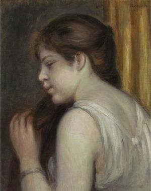 Pierre Auguste Renoir - Jeune Fille Se Peignant