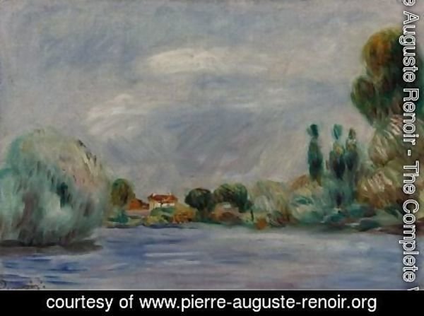 Pierre Auguste Renoir - Maison Sur La Rive