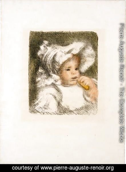 Pierre Auguste Renoir - L'Enfant Au Biscuit