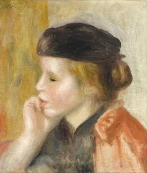 Pierre Auguste Renoir - Jeune Fille A La Toque