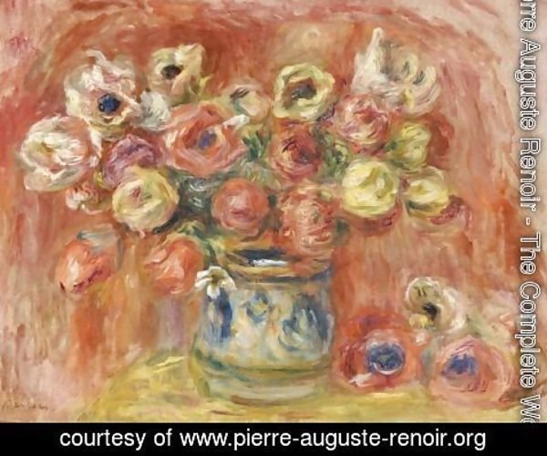 Pierre Auguste Renoir - Bouquet De Fleurs