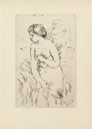 Pierre Auguste Renoir - 20th Century Baigneuse Debout, A Mi-Jambes
