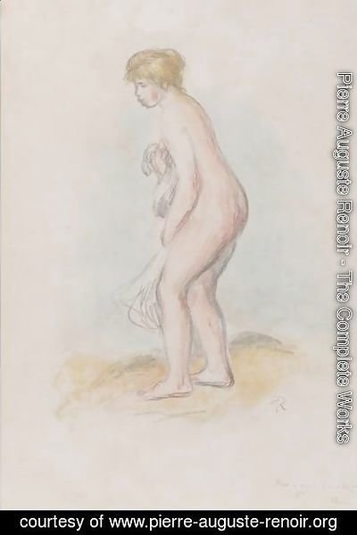 Pierre Auguste Renoir - Baigneuse Debout, En Pied