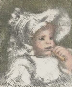 Pierre Auguste Renoir - Enfant Au Biscuit