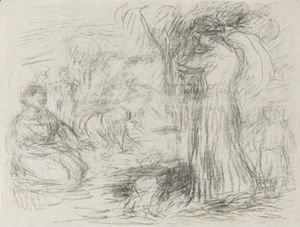 Pierre Auguste Renoir - Les Laveuses, Ire Pensee