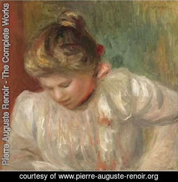 Pierre Auguste Renoir - Jeune Fille Au Buste