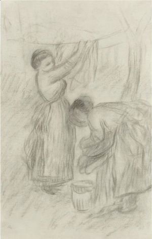 Pierre Auguste Renoir - Les Laveuses