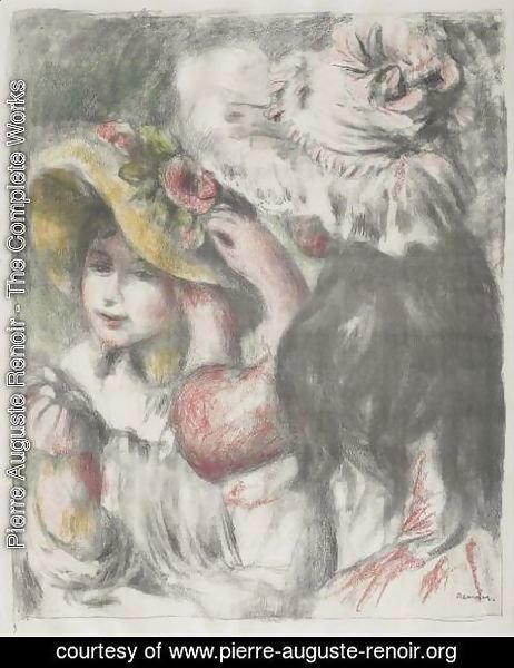 Pierre Auguste Renoir - Le Chapeau Epingle 2ieme Planche
