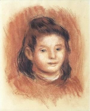 Pierre Auguste Renoir - Tete De Jeune Fille 2