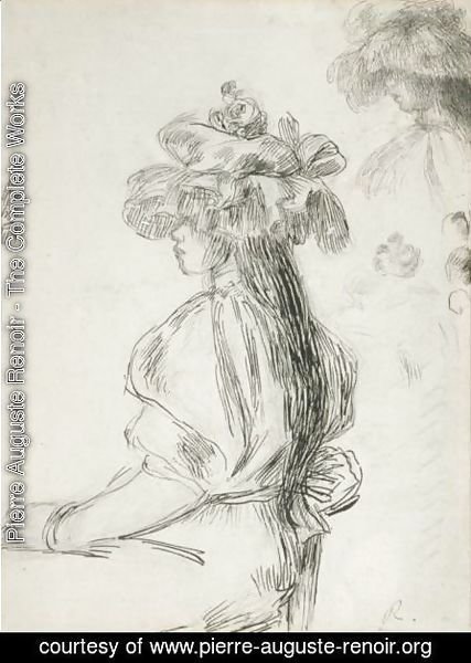 Pierre Auguste Renoir - Portrait De Fillette