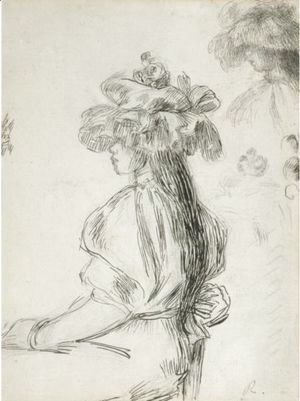 Pierre Auguste Renoir - Portrait De Fillette