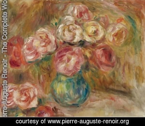 Pierre Auguste Renoir - Vase De Fleurs 2