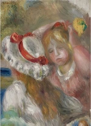 Pierre Auguste Renoir - Chapeau Au Ruban Rouge