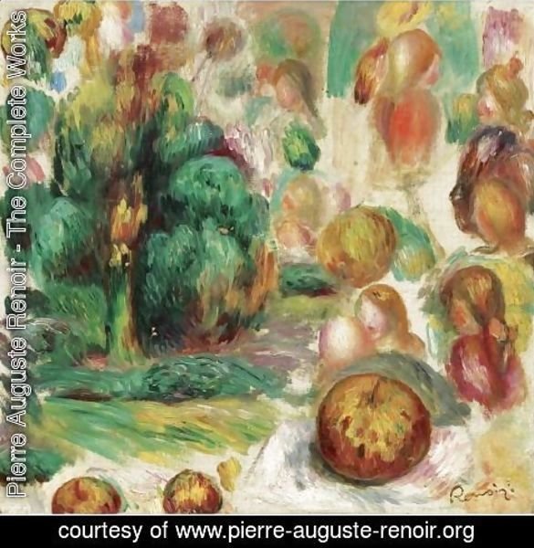 Pierre Auguste Renoir - Tetes, Arbres Et Fruits